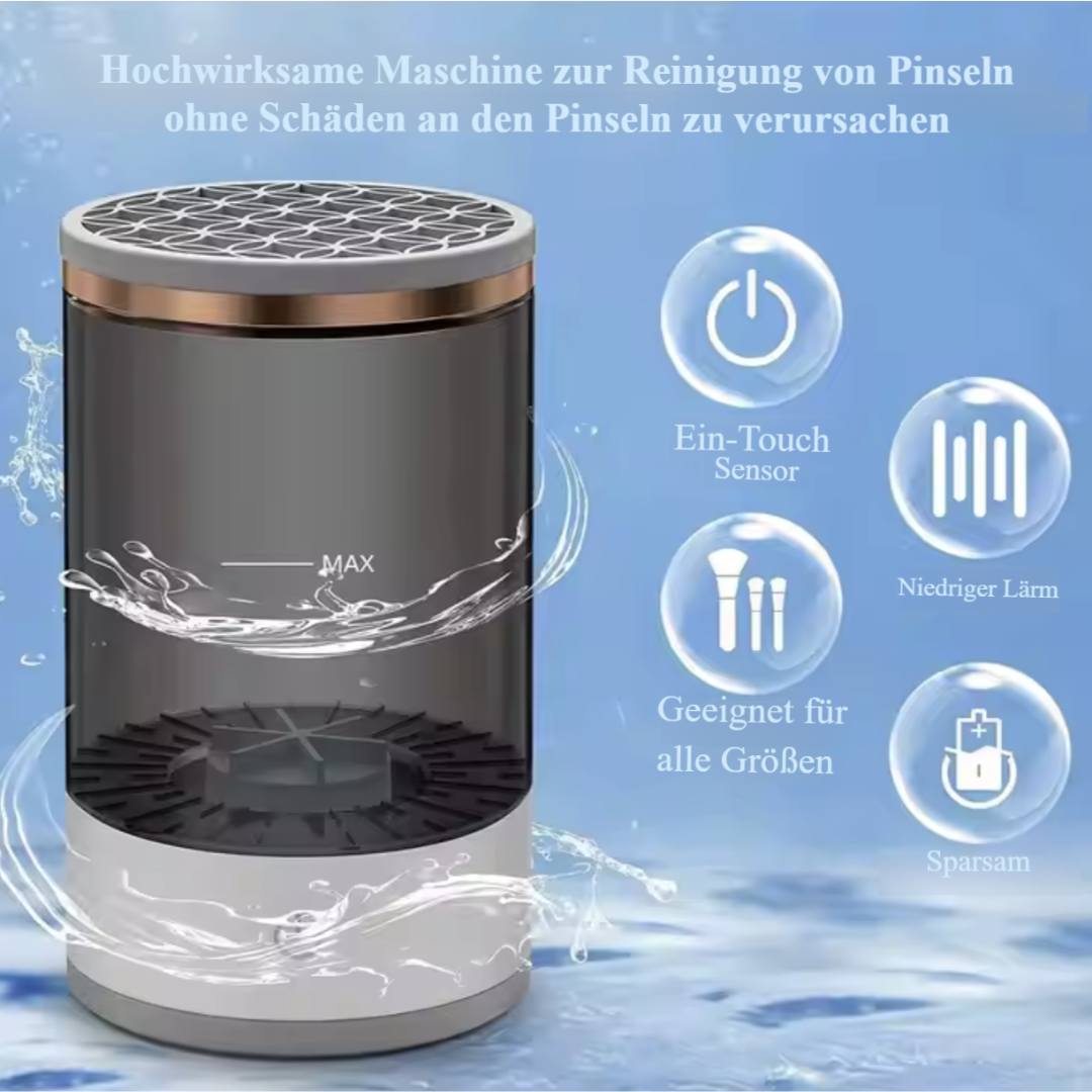Glow Clean – Der elektrische Make-up-Pinselreiniger für strahlende Haut & saubere Tools