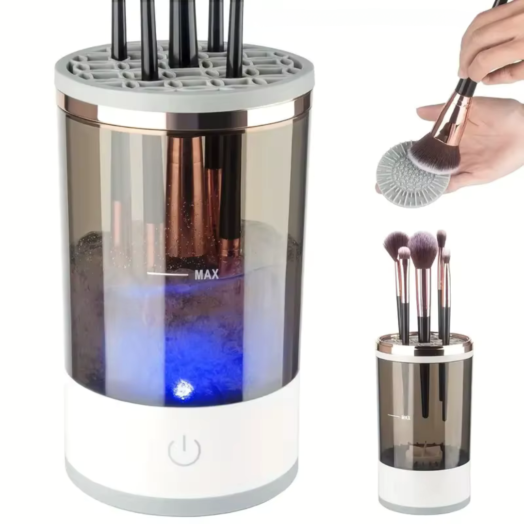 Glow Clean – Der elektrische Make-up-Pinselreiniger für strahlende Haut & saubere Tools